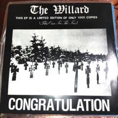 ザ・ウィラード　非売品　超希少シングルレコード　CONGRATULATION ザ・ウィラード非売品超希少シングルレコードCONGRATULATION