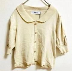 【新品タグ付き】クラシック✨ DHOLIC ベージュカーディガン ビジューボタン