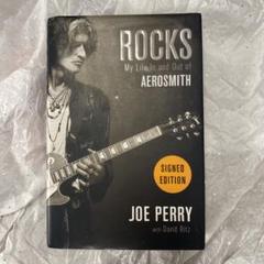 Aerosmith エアロスミス Joe Perry 直筆サイン本 レア エアロスミス 直筆 サイン CD aerosmith