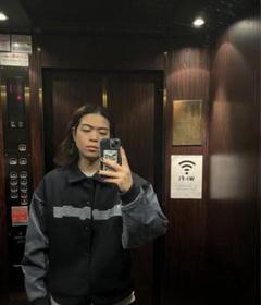 student apathy box logo stadium jacketのサムネイル