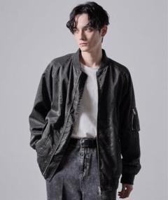G*様 【CLEL】ヴィンテージ デザイン ショートMA-1ブルゾン ブラック CLEL】Vintage Design Short MA-1 Blouson/ヴィンテージ