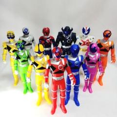 宇宙戦隊キュウレンジャー ソフビフィギュアセット17センチ 11個