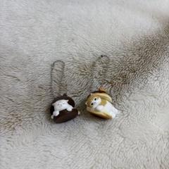 mofusand マリトッツォ マスコット チョコグレー オレンジチャシロ 2点