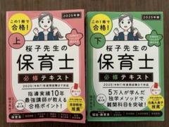【美品】この1冊で合格!桜子先生の保育士必修テキスト2025年版 上下セット