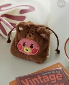 BT21 ベビー (FLUFFY) SHOOKY、TATA ミニ巾着 BT21 ベビー (FLUFFY) SHOOKY、TATA ミニ巾着