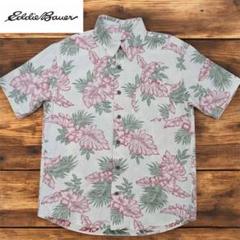 Eddie Bauer エディーバウアー アロハシャツ 半袖 Mサイズ