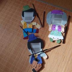 保育園　幼稚園　お誕生日会　行事　赤ずきんちゃん　操りペープサート