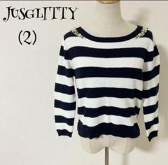 JUSGLITTY - ジャスグリッティー ボーダーカットソー 2025年最新】JUSGLITTY ボーダーの人気アイテム - メルカリ