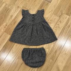 【USED】COMME CA ISM ワンピースとショートパンツセット 80