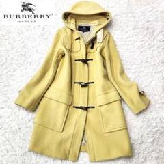 ✨極希少✨バーバリーロンドン❣️ダッフルコート　L　ヘリンボーン　ライムカラー ✨極希少✨バーバリーロンドン❣️ダッフルコート L