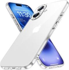 iPhone 16 ケース クリア 耐衝撃 黄ばみ防止 ワイヤレス充電対応