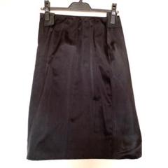【極美品】ジルサンダー JILSANDER タフタスカート　ひざ丈　シルク混 JIL SANDER - JIL SANDER ジルサンダー ひざ丈スカート S 紺