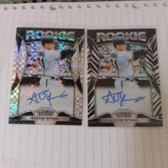 2019 Panini mlb Austin Wynns 直筆サイン 2枚セット