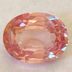 大粒　天然 パパラチア　サファイア 1.64ct ルース　ソ付　 非加熱　可能性
