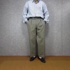 polobyRalphLaurenラルフローレンポロチノチノトラウザーズW34 polobyralphlaurenラルフローレンポロチノ80sチノトラウザーズ
