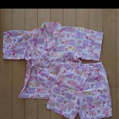 ミキハウス ホットビスケッツ 女の子 甚平 100