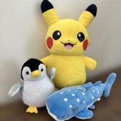 ピカチュウ・ペンギン・クジラ ぬいぐるみセット - メルカリ