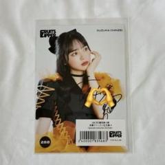 FRUITSZIPPER 鎮西寿々歌 直筆サイン、シリアルナンバー入りパネル FRUITSZIPPER 鎮西寿々歌 直筆サイン、シリアルナンバー入り