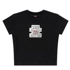 BEP OG ラインストーン TEE MOUSSY BEP OG ラインストーン BABY TEE BLACK - メルカリ