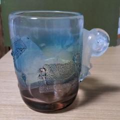 ガラス　花器　花入　工芸　インテリア　小物入れ　オブジェ　郡和子　置物 ガラス花器花入工芸インテリア小物入れオブジェ郡和子置物