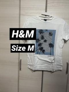 H&M パームツリー プリント Tシャツ Mサイズのサムネイル
