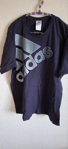 adidas 黒 Lサイズ Tシャツ