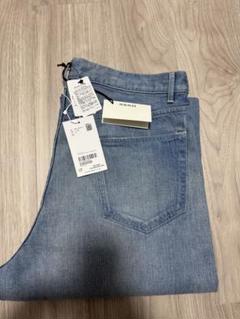 Selvedge faded light denim wide pants 5のサムネイル