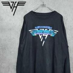 ヴァンヘイレン バンド ビッグロゴ ロング Tシャツ XXL ブラック 古着