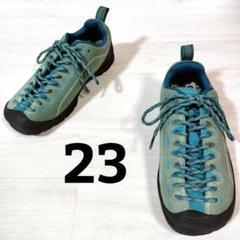新品【KEEN】キーン ジャスパー 15周年記念 スエード スニーカー 23 緑 新品【KEEN】キーン ジャスパー 15周年記念 スエード スニーカー