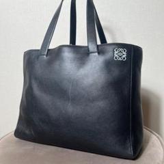 ✨極美品✨ロエベ トートバッグ ショッパートート スタッズ レザー ブラック LOEWE ロエベ ショッパー トートバッグ スタッズ レザー
