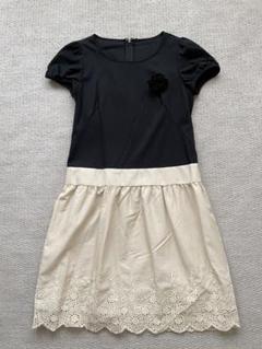 ☆新品☆NOUQUEヌーク　コサージュ付　ワンピース☆