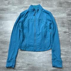 新品 ジップアップジャケット lululemon 美品 ブルゾン ヨガ 10 水色 ヨガ・ピラティス
