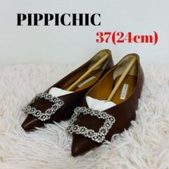 お値下！！　ピッピシック　ハートフロッキービジューパンプス　38 PIPPICHIC(ピッピシック)】 PARIGOT別注 PINA WALTZ – GINZA SIX