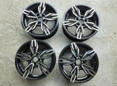 【未使用】アクア純正15インチ ホイールセット 6J 4穴 PCD100 送料無料* 新車外し☆トヨタ アクア Zグレード 純正 ホイール 15