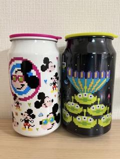 ディズニー タンブラー カップ ペア ミッキー エイリアン プルタブ缶風 新品