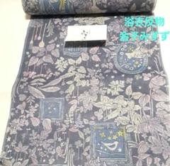 No.4049浴衣金子みすず綿絽着物反物新品未使用