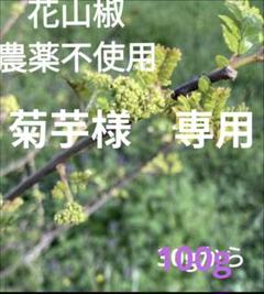 【初売り】 露地栽培】花山椒雄花100g 農薬:栽培期間中不使用 野菜