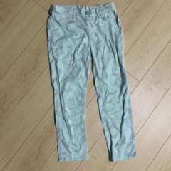 【送料込み】カジュアルパンツ S 水色 バラ 花柄 レディース