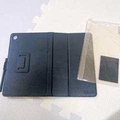 LAVIE Tab E TE508 タブレットケース ブラック 保護フィルム