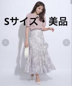 JUSGLITTY ジャスグリッティー　完売　フラワーエンブロイダリースカート JUSGLITTY（ジャスグリッティー）の「フラワーエンブロイダリー
