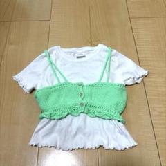 ZARAキッズ トップス グリーン tシャツ タンクセット 110 120