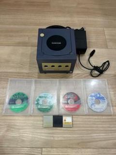 ゲームキューブ　GAMECUBE　バイオレット　本体　ソフト5点セット