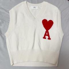 amiparis❤️アミパリス❤️ニットベスト❤️オフホワイト