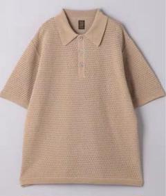 バトナー BATONER ニットポロ ベージュ 美品 バトナー(BATONER) レディース/ピュアモヘア100% クロップド