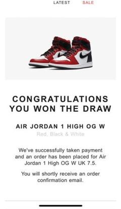 NIKE AIR JORDAN1 Satin Red 26,5cm wmns