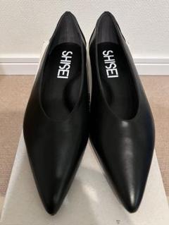 SHISEI フラットシューズ ブラック　37.5 SHISEI