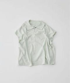 nest Robe 【UpcycleLino】 天竺 襟付きTシャツ