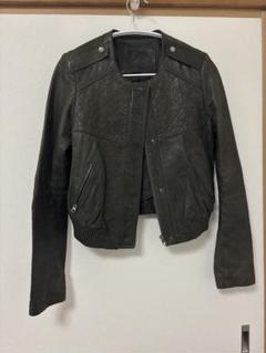 ルシェルブルー　本革　羊革　ダブルライダース　レザージャケット　ブラック　36 LE CIEL BLEU - ルシェルブルー ライダースジャケット 36 Sの