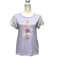 ディズニー　カットソー　Disney Tシャツ　ラプンツェル　プリントTシャツ