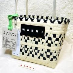 マルニ　ケーキ　バスケット　リリーホワイト　阪急　MARNI アイボリー(リリーホワイト) MARNI MARKET CAKE BASKET バッグ